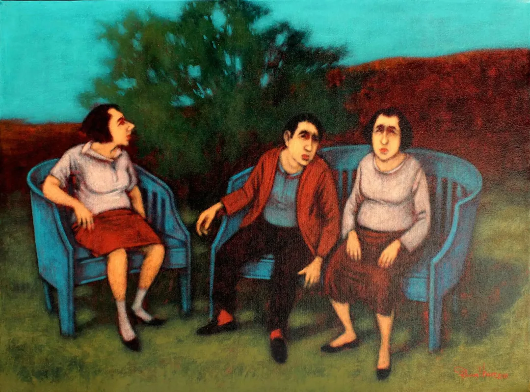 ORHAN UMUT — “İsimsiz”, 2016 "İsimsiz" eseri ORHAN UMUT tarafından 2016 yılında 60x80 cm ölçülerinde Tuval üzeri akrilik boya tekniği ile yapılmıştır.