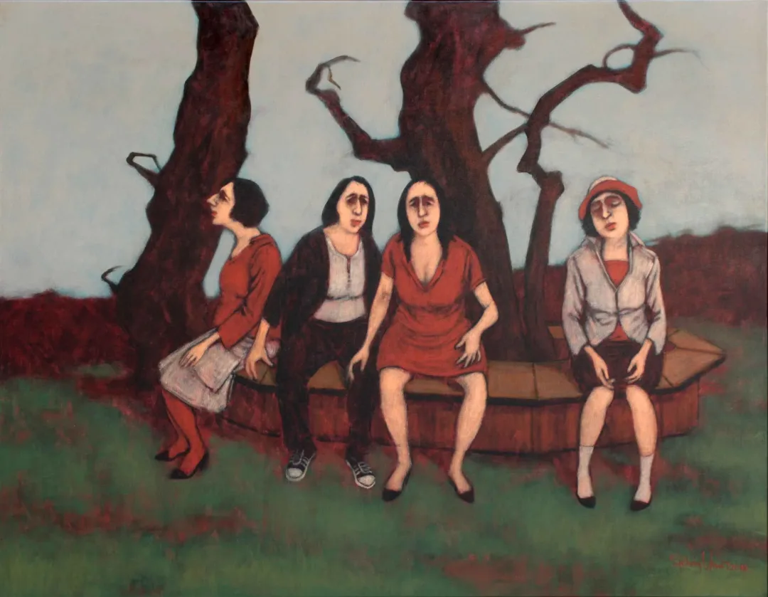 ORHAN UMUT — “İsimsiz”, 2016 "İsimsiz" eseri ORHAN UMUT tarafından 2016 yılında 80x100 cm ölçülerinde Tuval üzeri akrilik boya tekniği ile yapılmıştır.