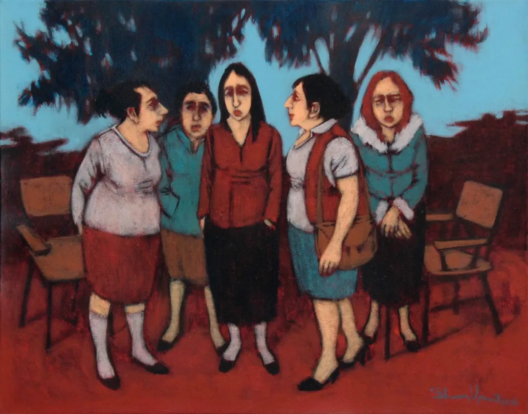 ORHAN UMUT — “İsimsiz”, 2016 "İsimsiz" eseri ORHAN UMUT tarafından 2016 yılında 40x50 cm ölçülerinde Tuval üzeri akrilik boya tekniği ile yapılmıştır.