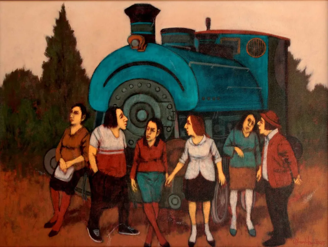 ORHAN UMUT — “İsimsiz”, 2015 "İsimsiz" eseri ORHAN UMUT tarafından 2015 yılında 58x75 cm ölçülerinde Tuval üzeri akrilik boya tekniği ile yapılmıştır.