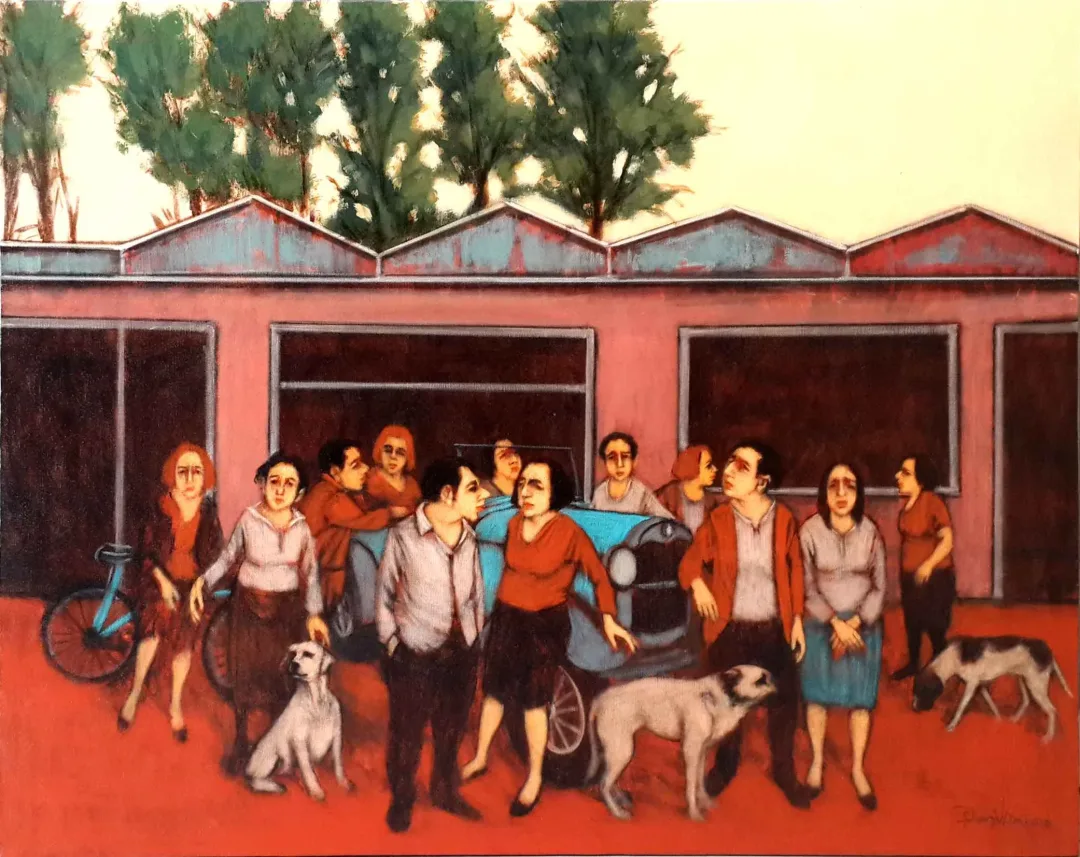 ORHAN UMUT — “İsimsiz”, 2016 "İsimsiz" eseri ORHAN UMUT tarafından 2016 yılında 80x100 cm ölçülerinde Tuval üzeri akrilik boya tekniği ile yapılmıştır.