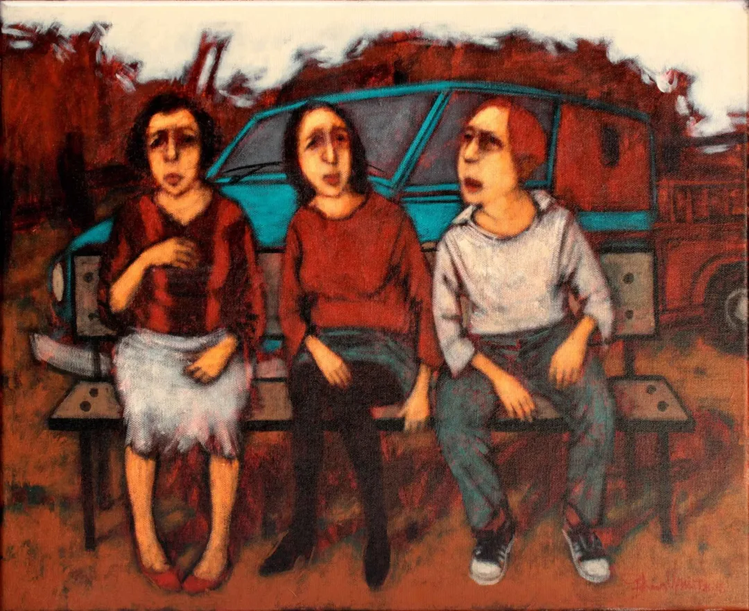 ORHAN UMUT — “İsimsiz”, 2016 "İsimsiz" eseri ORHAN UMUT tarafından 2016 yılında 40x50 cm ölçülerinde Tuval üzeri akrilik boya tekniği ile yapılmıştır.