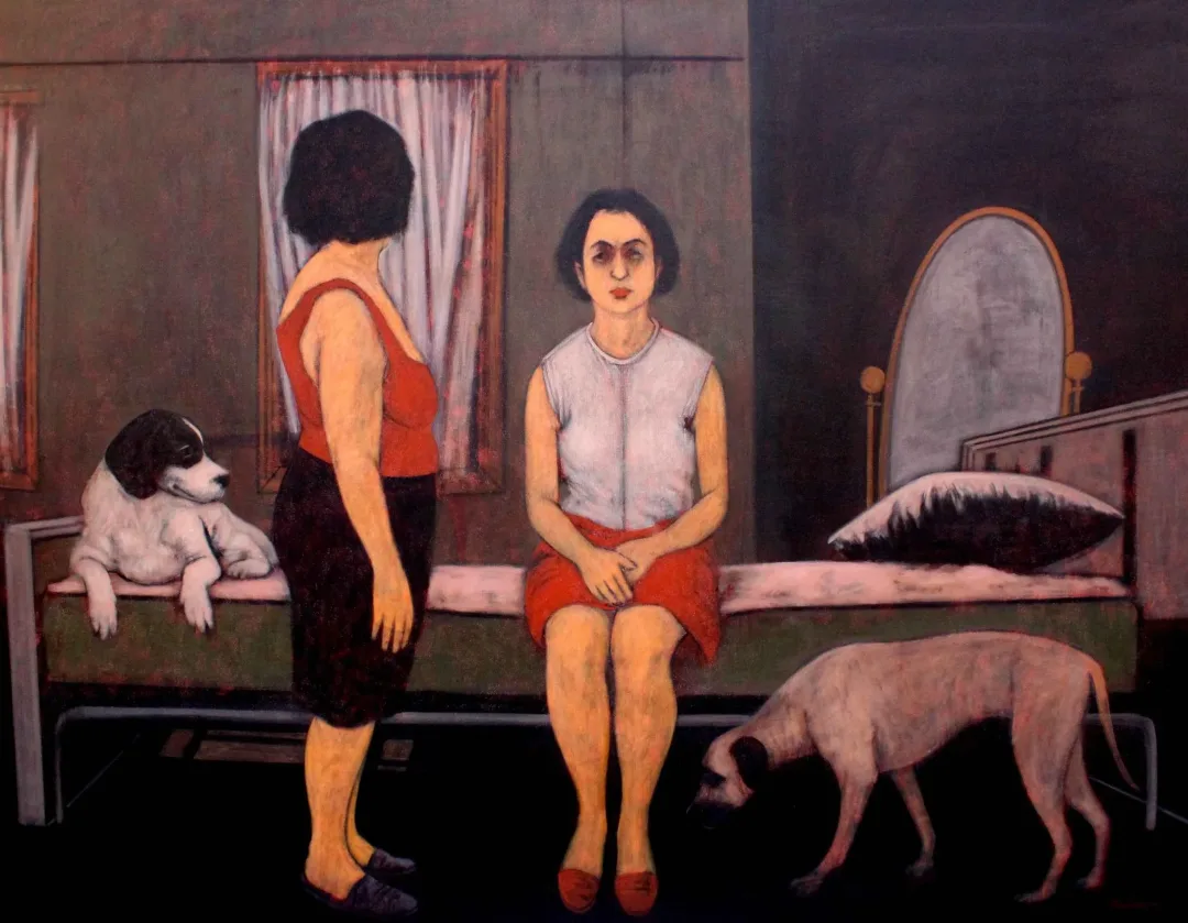 ORHAN UMUT — “İsimsiz”, 2016 "İsimsiz" eseri ORHAN UMUT tarafından 2016 yılında 140x180 cm ölçülerinde Tuval üzeri akrilik boya tekniği ile yapılmıştır.