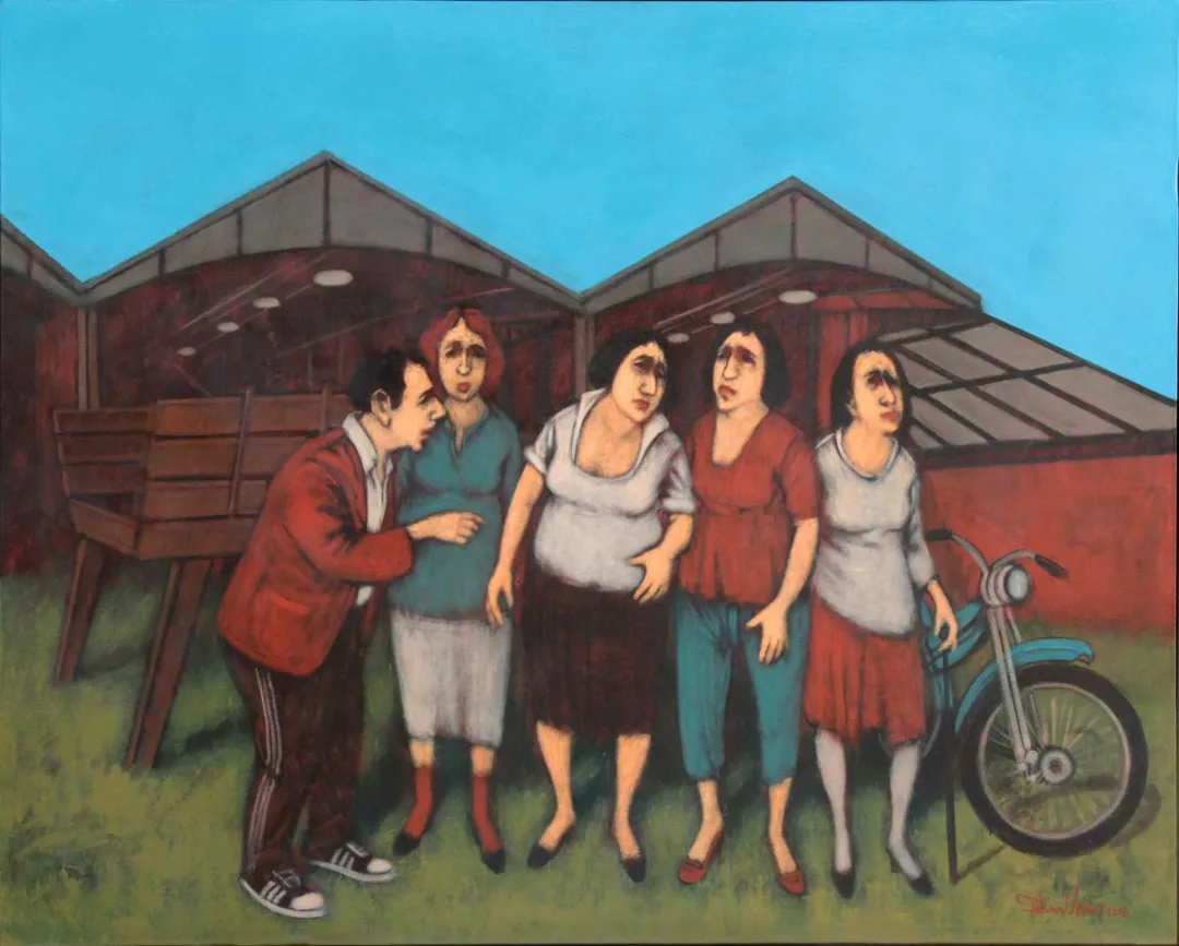 ORHAN UMUT — “İsimsiz”, 2016 "İsimsiz" eseri ORHAN UMUT tarafından 2016 yılında 80x100 cm ölçülerinde Tuval üzeri akrilik boya tekniği ile yapılmıştır.