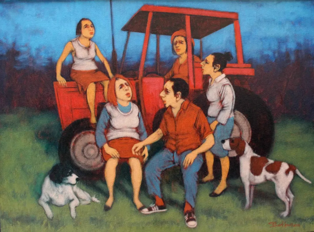 ORHAN UMUT — “İsimsiz”, 2016 "İsimsiz" eseri ORHAN UMUT tarafından 2016 yılında 60x80 cm ölçülerinde Tuval üzeri akrilik boya tekniği ile yapılmıştır.