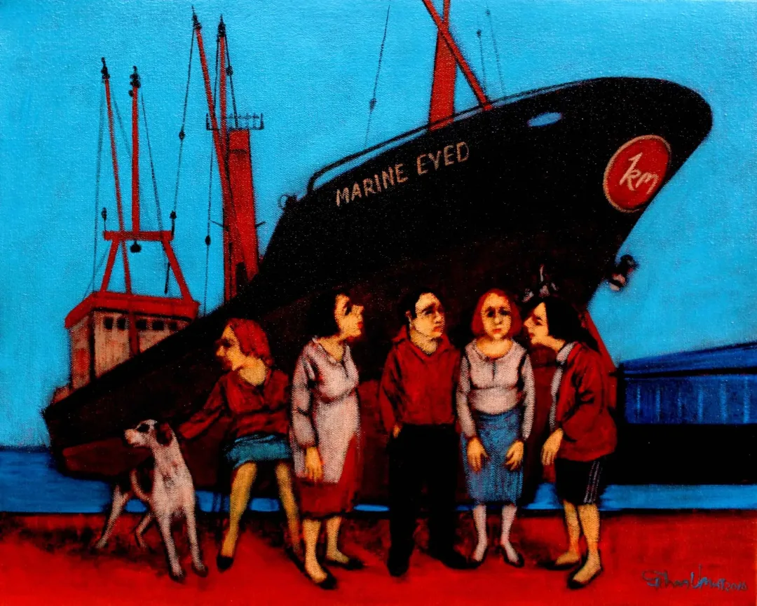 ORHAN UMUT — “İsimsiz”, 2016 "İsimsiz" eseri ORHAN UMUT tarafından 2016 yılında 40x50 cm ölçülerinde Tuval üzeri akrilik boya tekniği ile yapılmıştır.