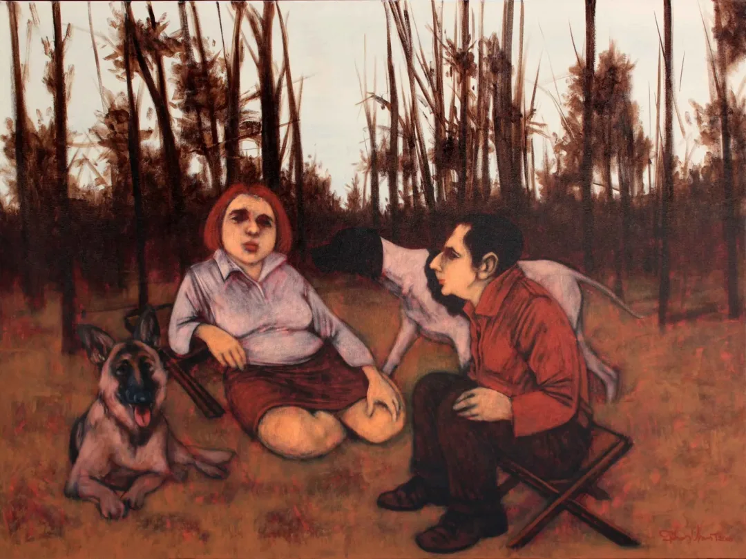 ORHAN UMUT — “İsimsiz”, 2016 "İsimsiz" eseri ORHAN UMUT tarafından 2016 yılında 90x120 cm ölçülerinde Tuval üzeri akrilik boya tekniği ile yapılmıştır.