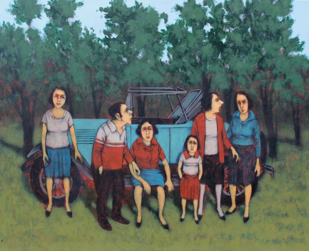 ORHAN UMUT — “İsimsiz”, 2016 "İsimsiz" eseri ORHAN UMUT tarafından 2016 yılında 80x110 cm ölçülerinde Tuval üzeri akrilik boya tekniği ile yapılmıştır.