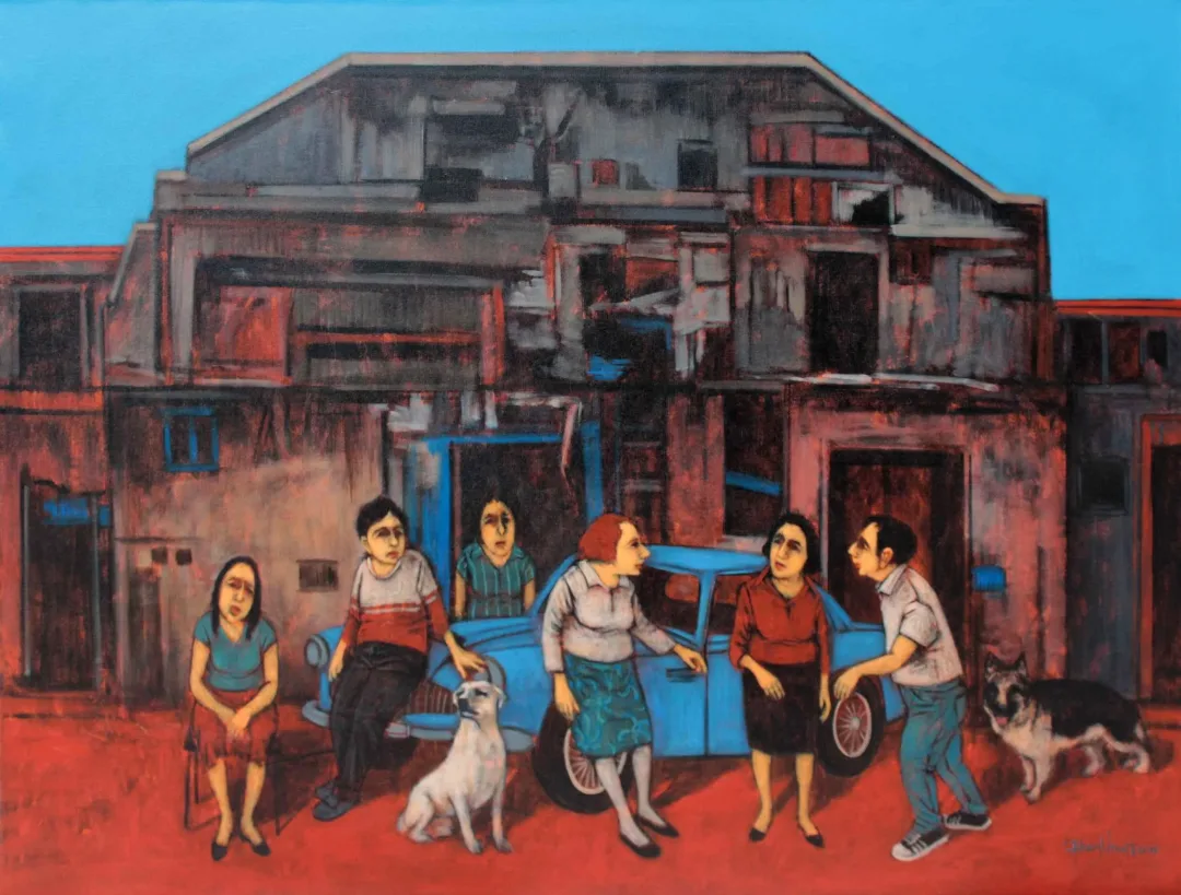 ORHAN UMUT — “İsimsiz”, 2016 "İsimsiz" eseri ORHAN UMUT tarafından 2016 yılında 90x120 cm ölçülerinde Tuval üzeri akrilik boya tekniği ile yapılmıştır.