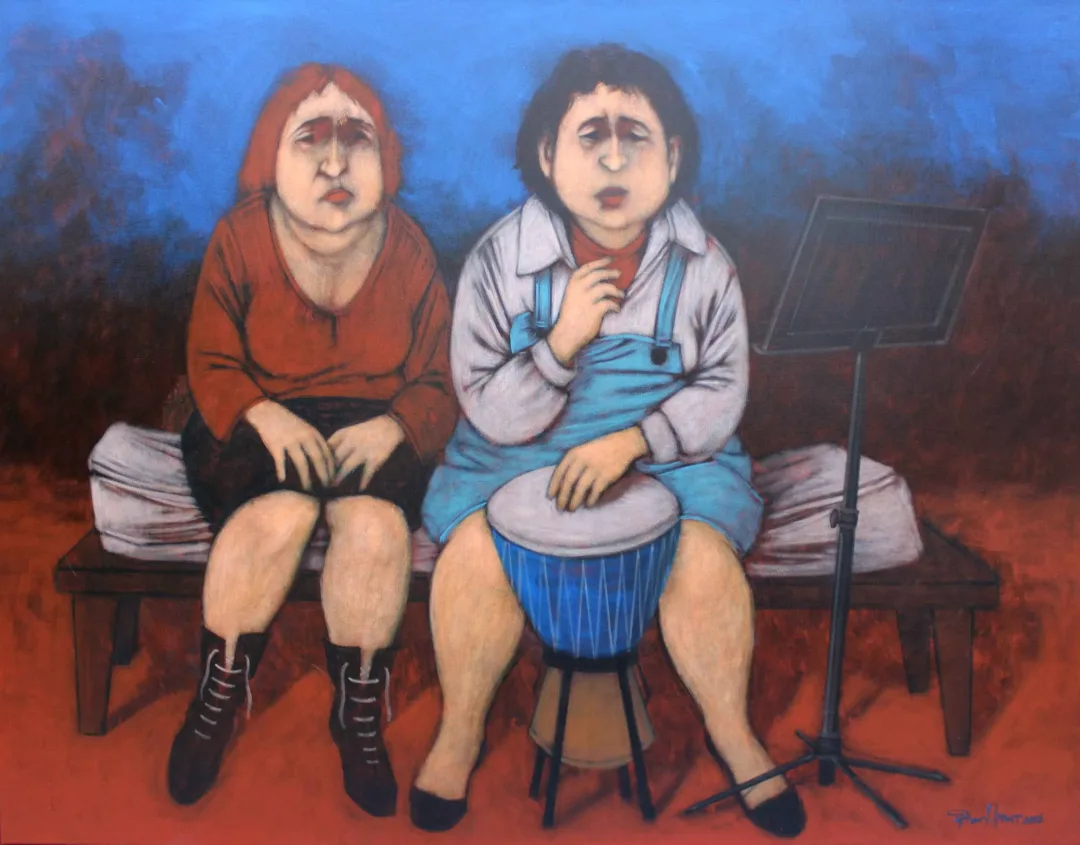 ORHAN UMUT — “İsimsiz”, 2016 "İsimsiz" eseri ORHAN UMUT tarafından 2016 yılında 89x116 cm ölçülerinde Tuval üzeri akrilik boya tekniği ile yapılmıştır.