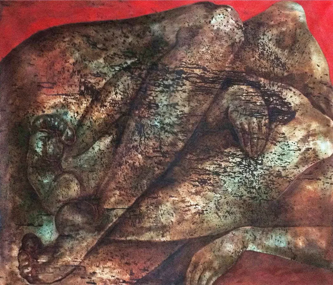 yakınlaştır "Korku-I" eseri PARVİN GHORBANZADEH DİZAJİ tarafından 2012 yılında 100x120 cm ölçülerinde Tuval üzeri karışık teknik tekniği ile yapılmıştır.