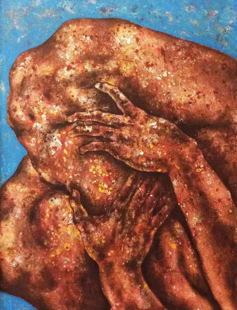 yakınlaştır "Adsız" eseri PARVİN GHORBANZADEH DİZAJİ tarafından 2016 yılında 40x30 cm ölçülerinde Tuval üzeri karışık teknik tekniği ile yapılmıştır.