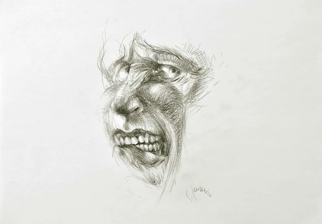 yakınlaştır "Portre Serisi" eseri SERDAR LEBLEBİCİ tarafından 2005 yılında 20x29 cm ölçülerinde Karakalem tekniği ile yapılmıştır.