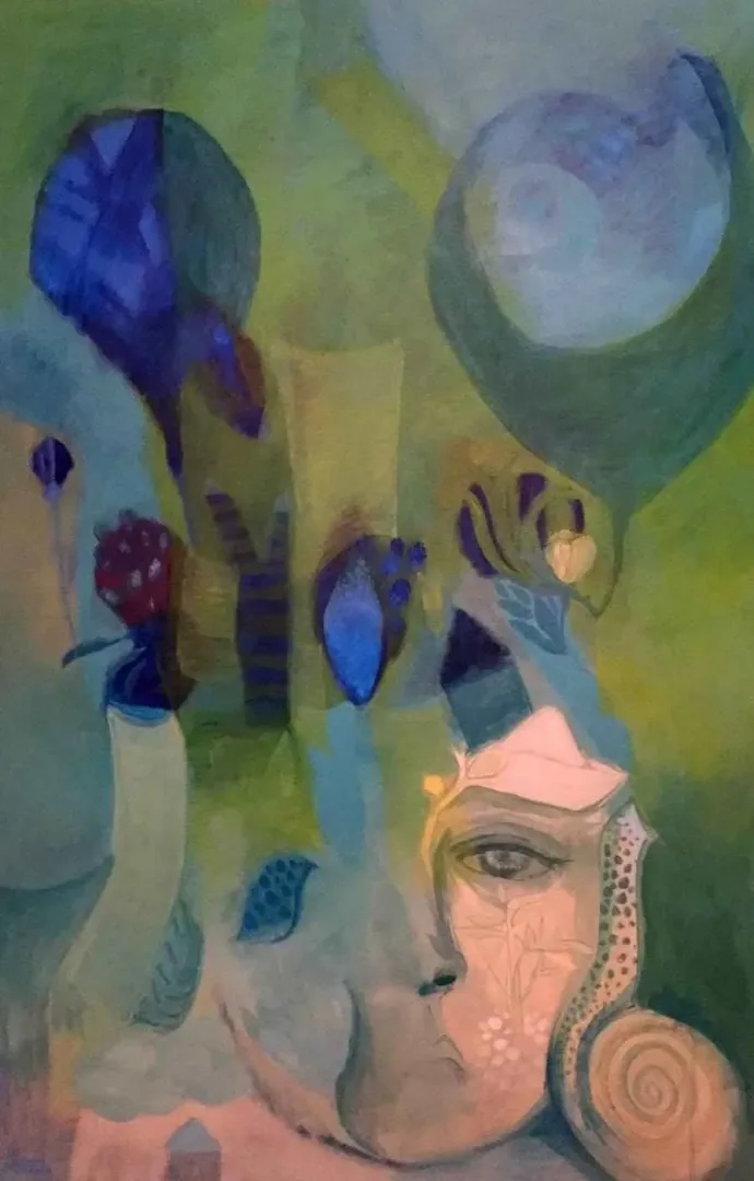 SERPİL KAPAR Bu eser SERPİL KAPAR tarafından 110x70 cm ölçülerinde Tuval üzeri yağlı boya tekniği ile yapılmıştır.