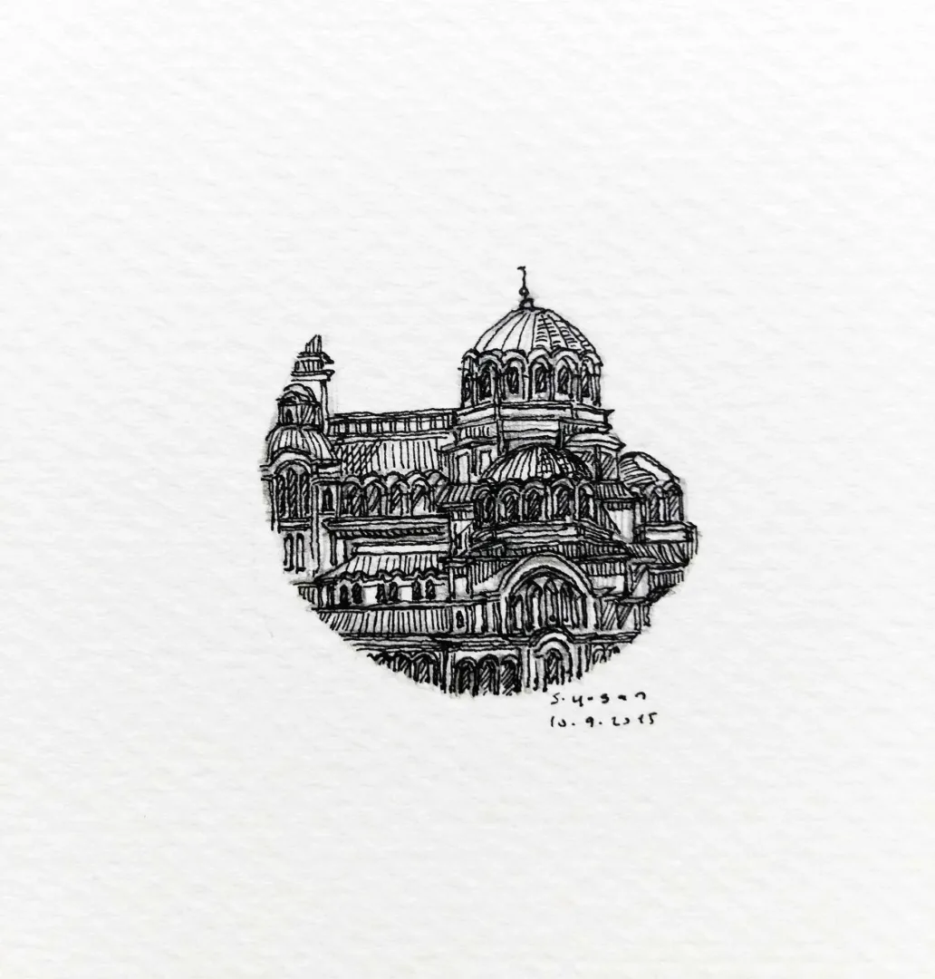 yakınlaştır "Alexander Nevsky" eseri SÜMEYYE YUŞAN tarafından 2015 yılında 3.5x3.5 cm ölçülerinde Kağıt üzeri rapido kalem tekniği ile yapılmıştır.