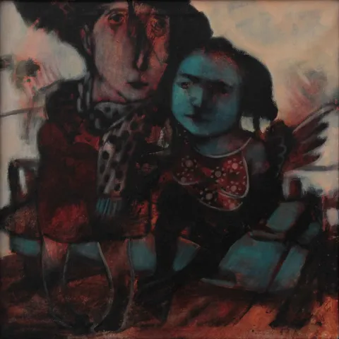 ÖZDEN GEZER — 2016 Bu eser ÖZDEN GEZER tarafından 2016 yılında 50x50 cm ölçülerinde Tuval üzeri akrilik boya tekniği ile yapılmıştır.
