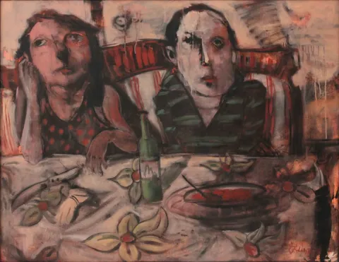 ÖZDEN GEZER — 2016 Bu eser ÖZDEN GEZER tarafından 2016 yılında 90x120 cm ölçülerinde Tuval üzeri akrilik boya tekniği ile yapılmıştır.