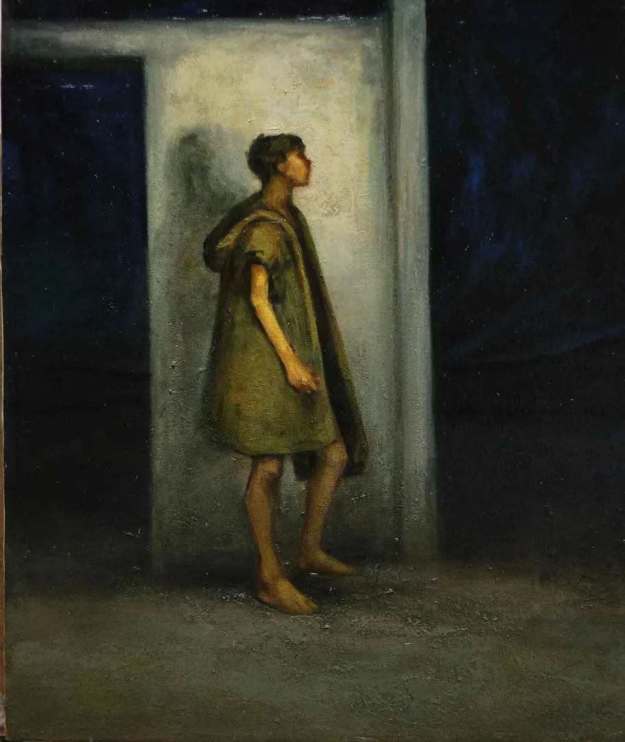"II.Gün" eseri ÖMER İNAN tarafından 2015 yılında 50x60 cm ölçülerinde Tuval üzeri yağlı boya tekniği ile yapılmıştır.