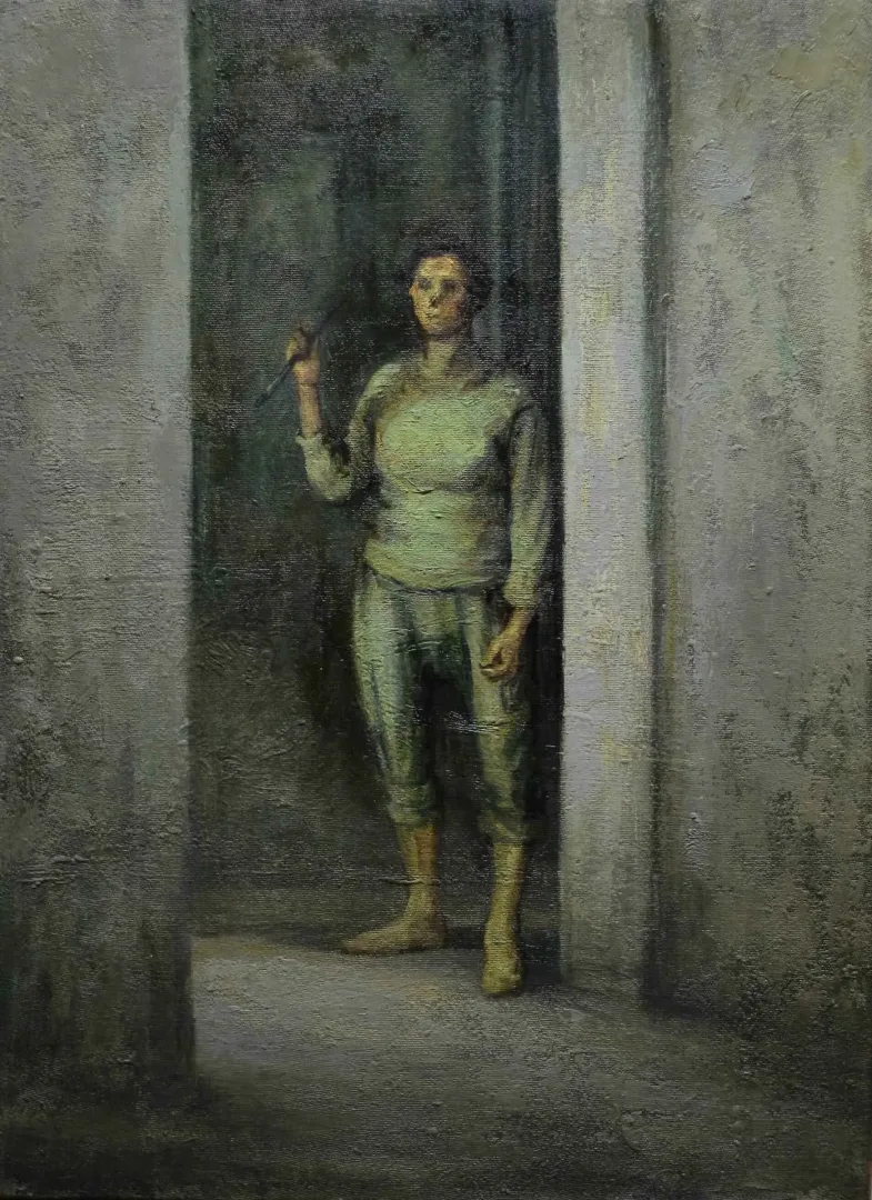 yakınlaştır "İsimsiz" eseri ÖMER İNAN tarafından 2015 yılında 40x55 cm ölçülerinde Tuval üzeri yağlı boya tekniği ile yapılmıştır.