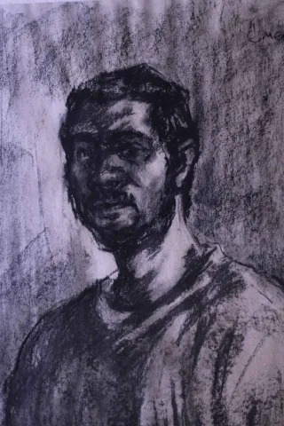 "İsimsiz" eseri ÖMER İNAN tarafından 2015 yılında 29x22 cm ölçülerinde Kağıt üzeri füzen tekniği ile yapılmıştır.