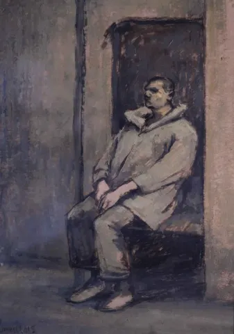 ÖMER İNAN — “Metro notları”, 2015 "Metro notları" eseri ÖMER İNAN tarafından 2015 yılında 29x22 cm ölçülerinde Kağıt üzeri karışık teknik tekniği ile yapılmıştır.