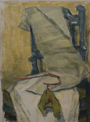 "Natürmort" eseri ÖMER İNAN tarafından 2015 yılında 29x22 cm ölçülerinde Kağıt üzeri karışık teknik tekniği ile yapılmıştır.
