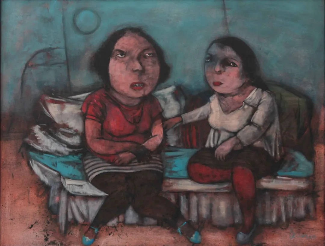 Bu eser ÖZDEN GEZER tarafından 90x120 cm ölçülerinde Tuval üzeri akrilik boya tekniği ile yapılmıştır.
