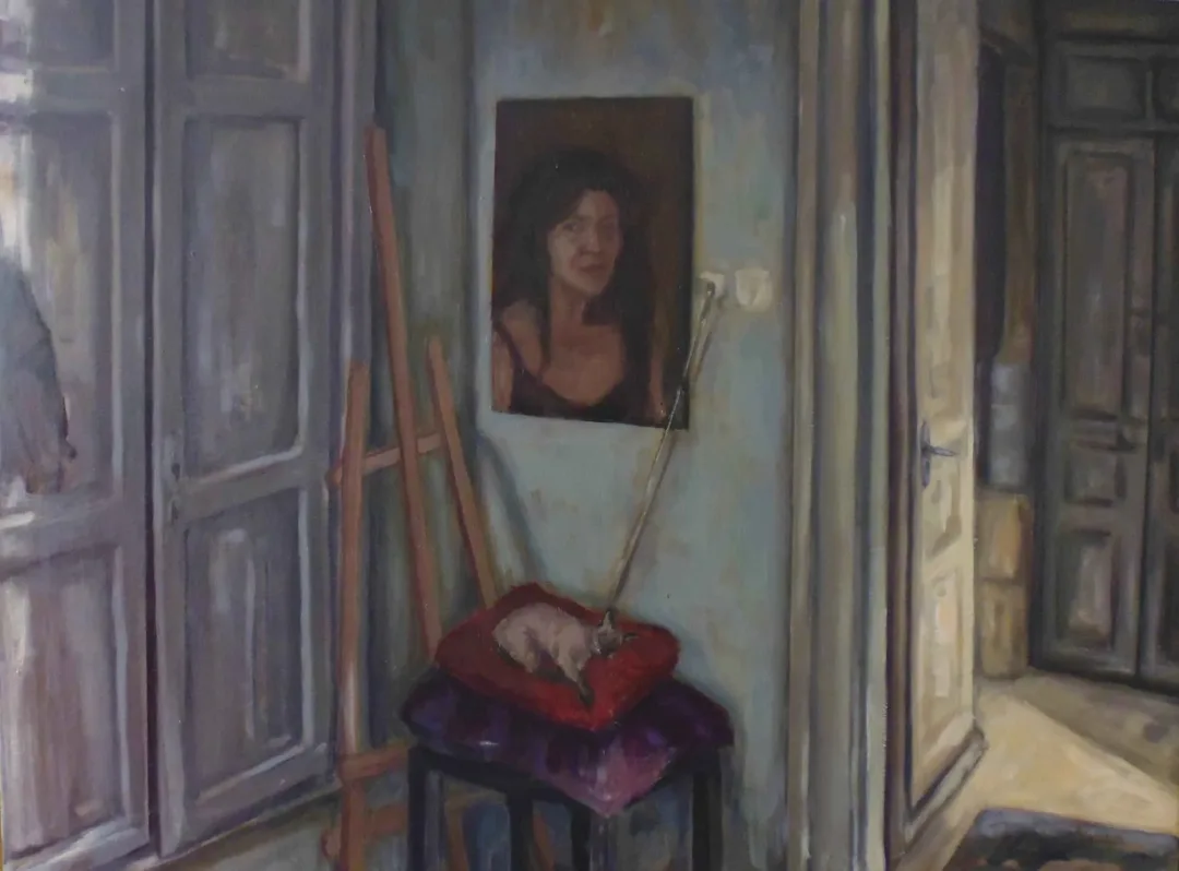 Bu eser DİLARA BOZDAĞ tarafından 2016 yılında 60x80 cm ölçülerinde Tuval üzeri yağlı boya tekniği ile yapılmıştır.