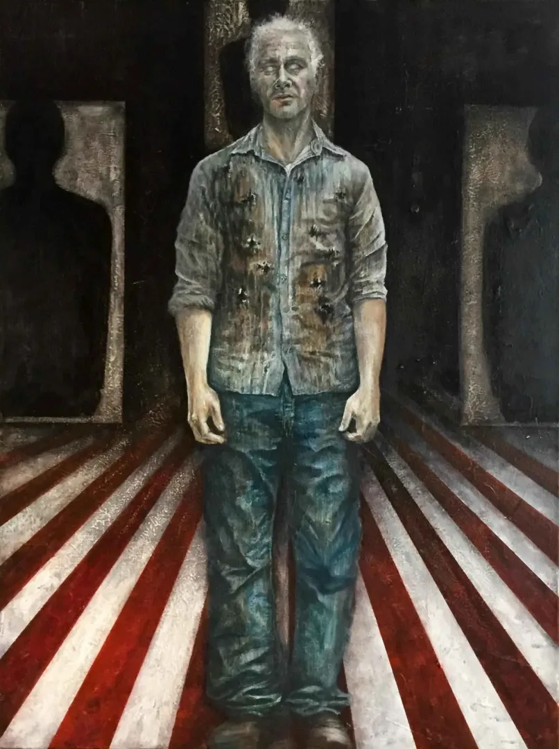 Bu eser KADER AKÇAY tarafından 2016 yılında 80x60 cm ölçülerinde Tuval üzeri yağlı boya tekniği ile yapılmıştır.