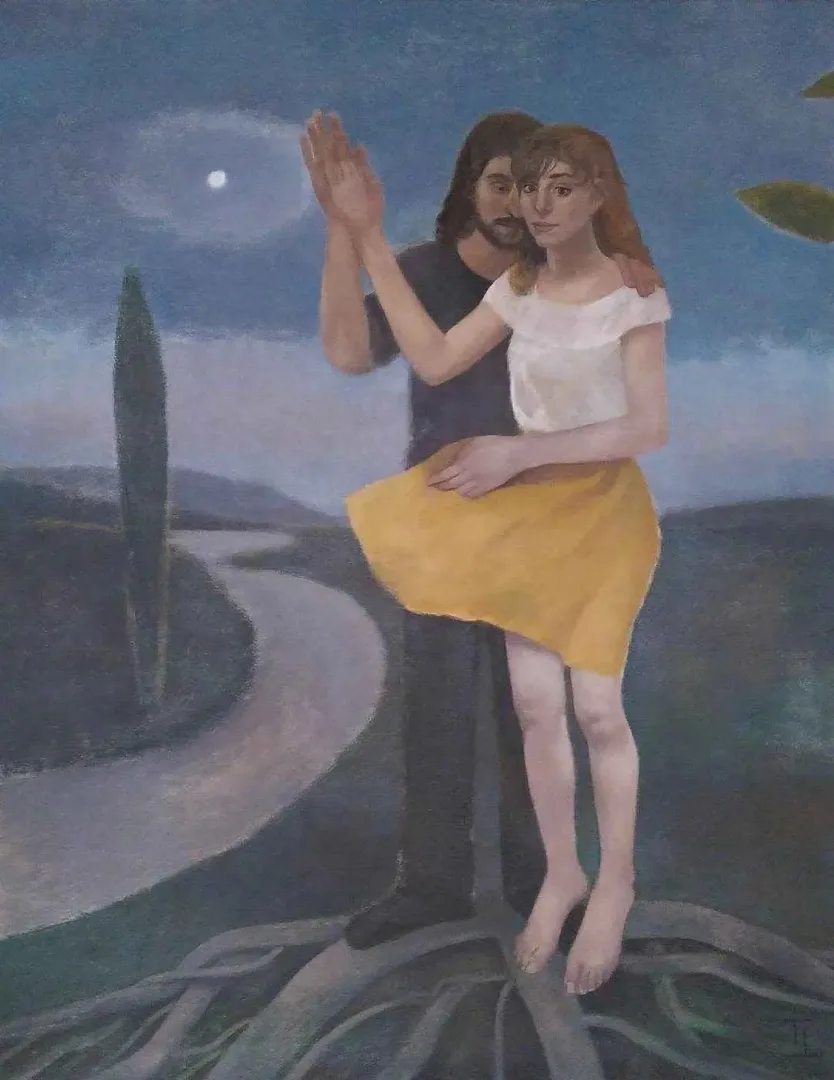 yakınlaştır "Sevmek" eseri TÜNAY TUNÇ tarafından 2015 yılında 114x146 cm ölçülerinde Tuval üzeri yağlı boya tekniği ile yapılmıştır.