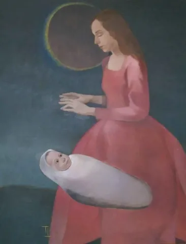 "Büyü" eseri TÜNAY TUNÇ tarafından 2015 yılında 100x130 cm ölçülerinde Tuval üzeri yağlı boya tekniği ile yapılmıştır.