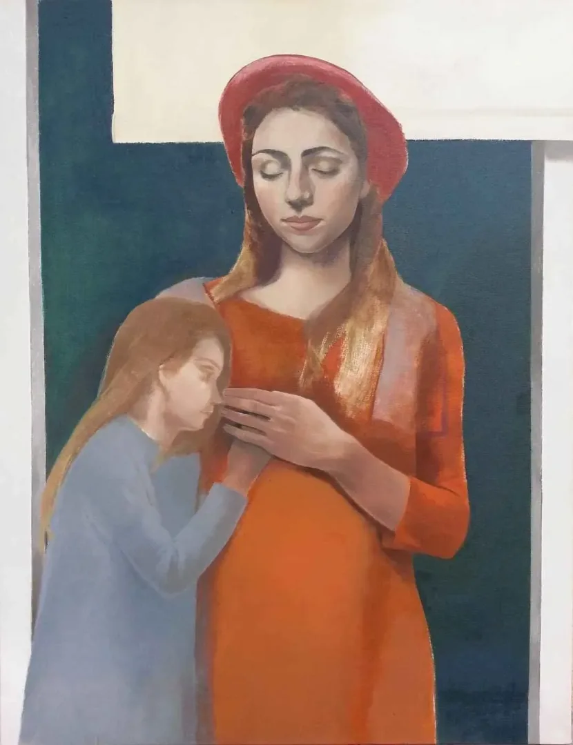 yakınlaştır "Bilmek" eseri TÜNAY TUNÇ tarafından 2015 yılında 81x105 cm ölçülerinde Tuval üzeri yağlı boya tekniği ile yapılmıştır.