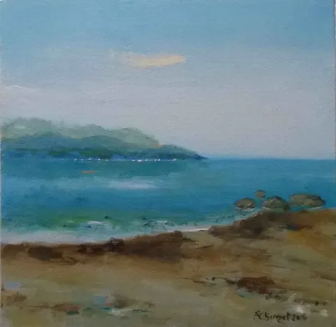 CELAL BİNZET — “isimsiz”, 2016 "isimsiz" eseri CELAL BİNZET tarafından 2016 yılında 25x25 cm ölçülerinde Tuval üzeri yağlı boya tekniği ile yapılmıştır.