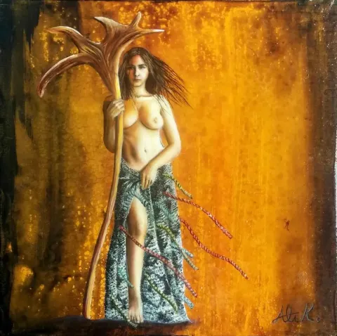 ALİ FATİH KÜÇÜKOSMANOĞLU — “isimsiz”, 2016 "isimsiz" eseri ALİ FATİH KÜÇÜKOSMANOĞLU tarafından 2016 yılında 25x25 cm ölçülerinde Tuval üzeri yağlı boya tekniği ile yapılmıştır.