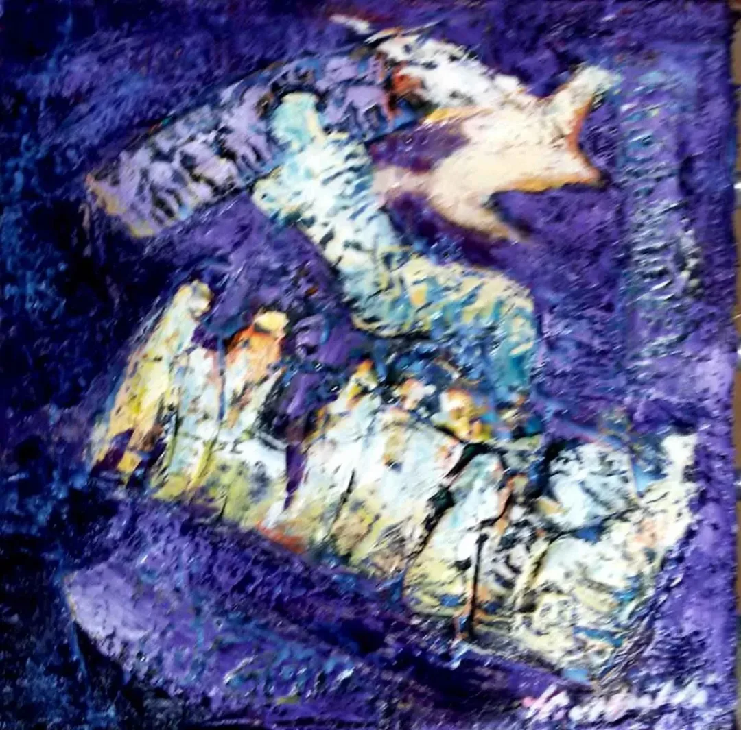 "isimsiz" eseri HASAN RASTGELDİ tarafından 2016 yılında 25x25 cm ölçülerinde Tuval üzeri yağlı boya tekniği ile yapılmıştır.