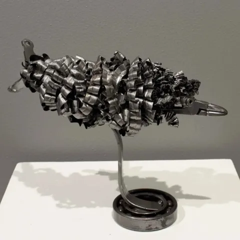 ASAF ERDEMLİ — “Balık”, 2016 "Balık" eseri ASAF ERDEMLİ tarafından 2016 yılında Metal tekniği ile yapılmıştır.