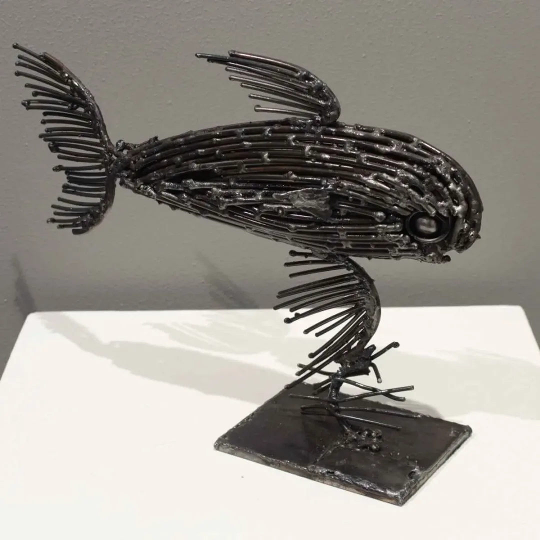 yakınlaştır "Balık" eseri MURAT YILDIRIMÇAKAR tarafından 2016 yılında 30x23x9 cm ölçülerinde Metal tekniği ile yapılmıştır.