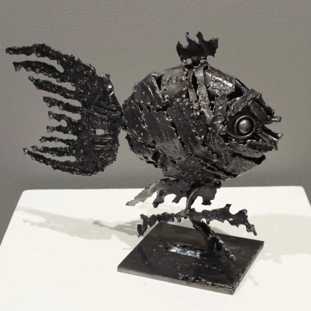 yakınlaştır "Balık" eseri MURAT YILDIRIMÇAKAR tarafından 2016 yılında 30x24x11 cm ölçülerinde Metal tekniği ile yapılmıştır.