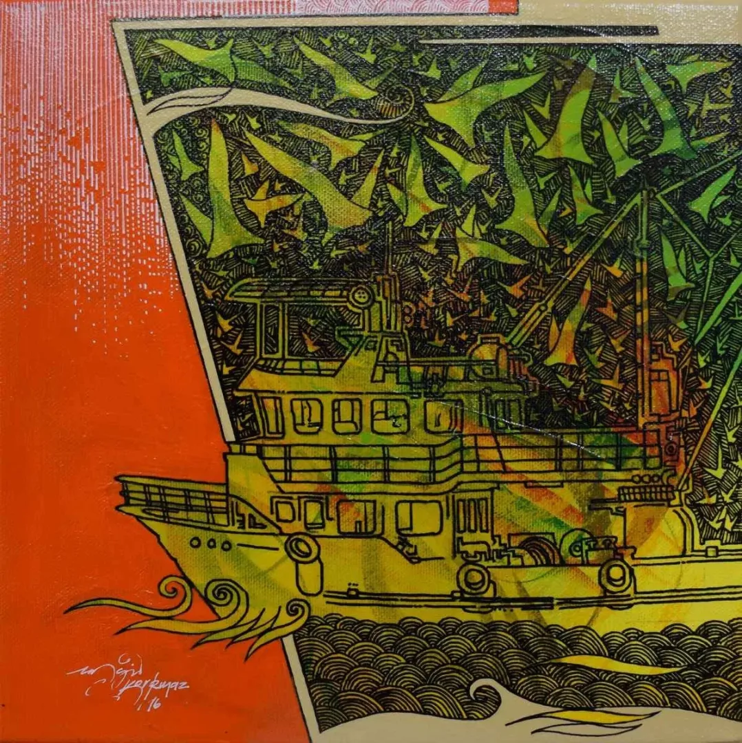 yakınlaştır "isimsiz" eseri ENGİN KORKMAZ tarafından 2016 yılında 25x25 cm ölçülerinde Tuval üzeri akrilik boya tekniği ile yapılmıştır.