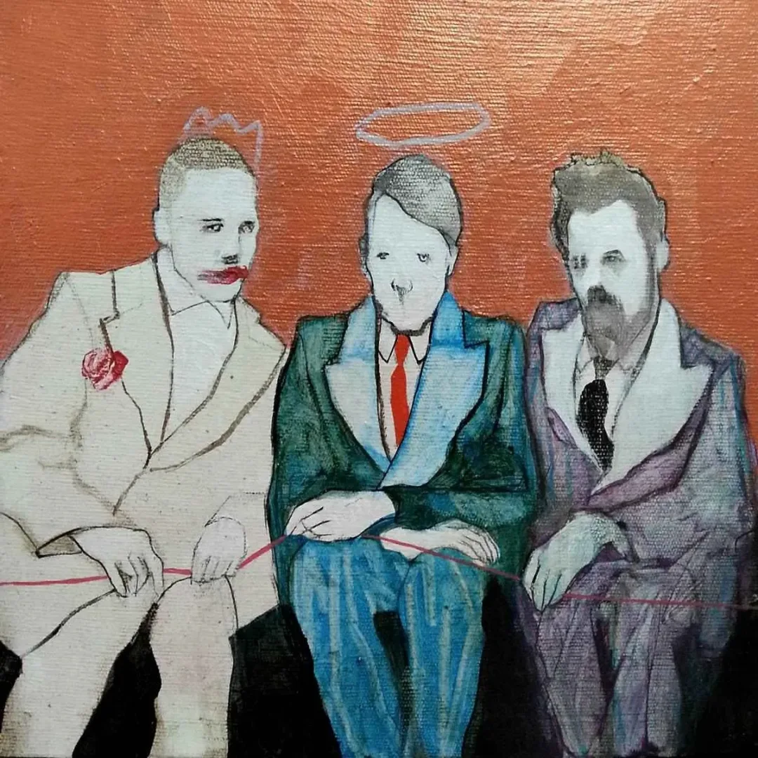 "isimsiz" eseri ERCAN AYÇİÇEK tarafından 2016 yılında 25x25 cm ölçülerinde Tuval üzeri akrilik boya tekniği ile yapılmıştır.