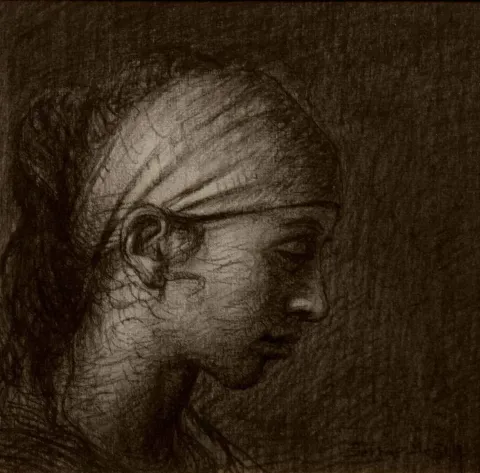 SERTAP YEĞİN — “portre”, 2016 "portre" eseri SERTAP YEĞİN tarafından 2016 yılında 25x25 cm ölçülerinde Kağıt üzeri karışık teknik tekniği ile yapılmıştır.