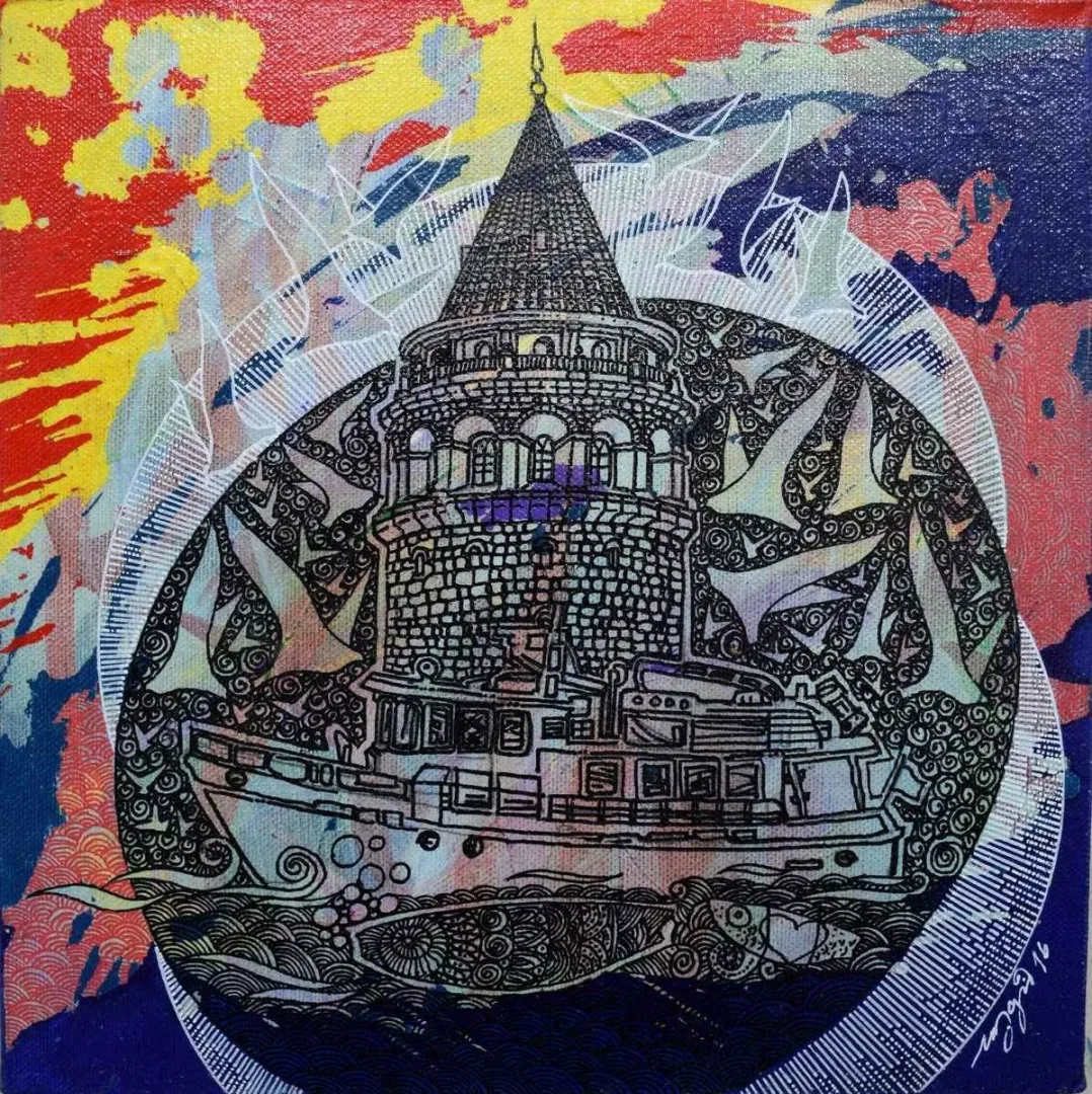 yakınlaştır "isimsiz" eseri ENGİN KORKMAZ tarafından 2016 yılında 25x25 cm ölçülerinde Tuval üzeri akrilik boya tekniği ile yapılmıştır.