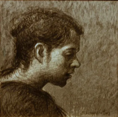 SERTAP YEĞİN — “portre”, 2016 "portre" eseri SERTAP YEĞİN tarafından 2016 yılında 25x25 cm ölçülerinde Kağıt üzeri karışık teknik tekniği ile yapılmıştır.