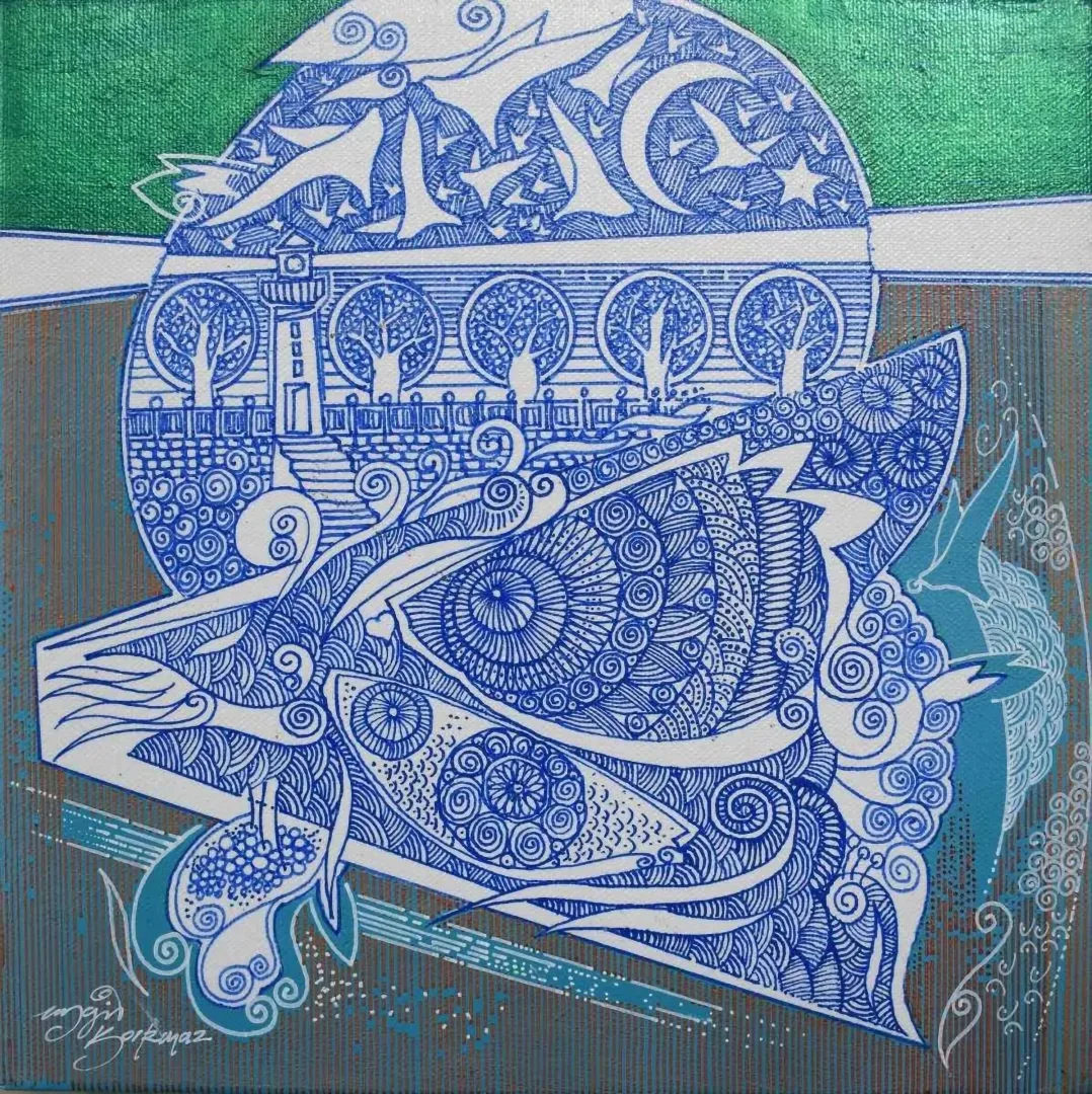 yakınlaştır "isimsiz" eseri ENGİN KORKMAZ tarafından 2016 yılında 25x25 cm ölçülerinde Tuval üzeri akrilik boya tekniği ile yapılmıştır.