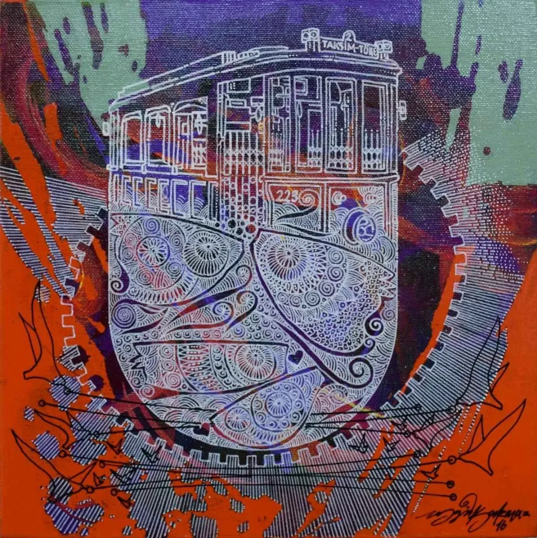yakınlaştır "isimsiz" eseri ENGİN KORKMAZ tarafından 2016 yılında 25x25 cm ölçülerinde Tuval üzeri akrilik boya tekniği ile yapılmıştır.