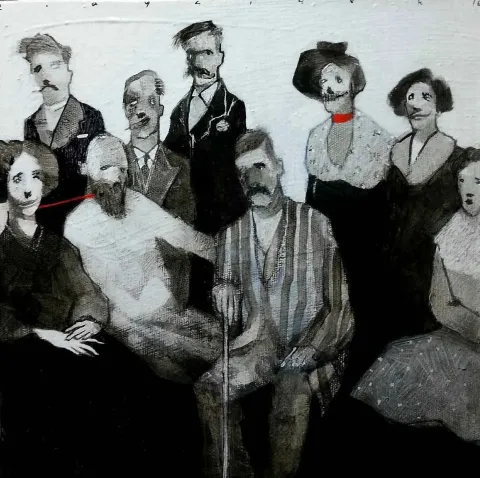 ERCAN AYÇİÇEK — “isimsiz”, 2016 "isimsiz" eseri ERCAN AYÇİÇEK tarafından 2016 yılında 25x25 cm ölçülerinde Tuval üzeri akrilik boya tekniği ile yapılmıştır.