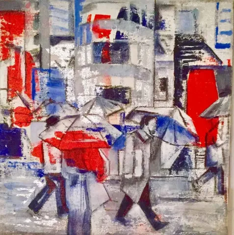 "isimsiz" eseri EVREN TEMEL tarafından 2016 yılında 25x25 cm ölçülerinde Tuval üzeri yağlı boya tekniği ile yapılmıştır.