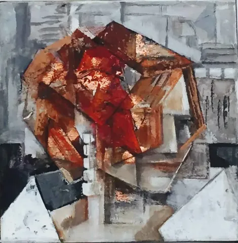 EVREN TEMEL — “isimsiz”, 2016 "isimsiz" eseri EVREN TEMEL tarafından 2016 yılında 25x25 cm ölçülerinde Tuval üzeri yağlı boya tekniği ile yapılmıştır.