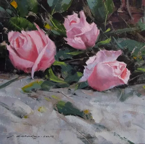 FATİH KARAKAŞ — “isimsiz”, 2016 "isimsiz" eseri FATİH KARAKAŞ tarafından 2016 yılında 25x25 cm ölçülerinde Tuval üzeri yağlı boya tekniği ile yapılmıştır.
