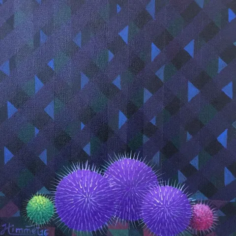 HİMMET GÜMRAH — “isimsiz”, 2016 "isimsiz" eseri HİMMET GÜMRAH tarafından 2016 yılında 25x25 cm ölçülerinde Tuval üzeri yağlı boya tekniği ile yapılmıştır.